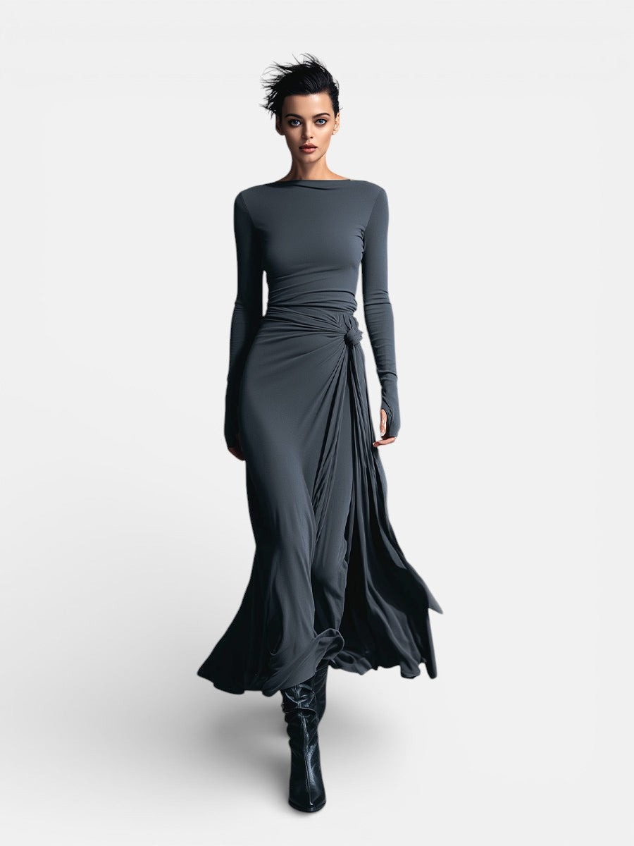 Natalia | Maxi Dress with Side Knot