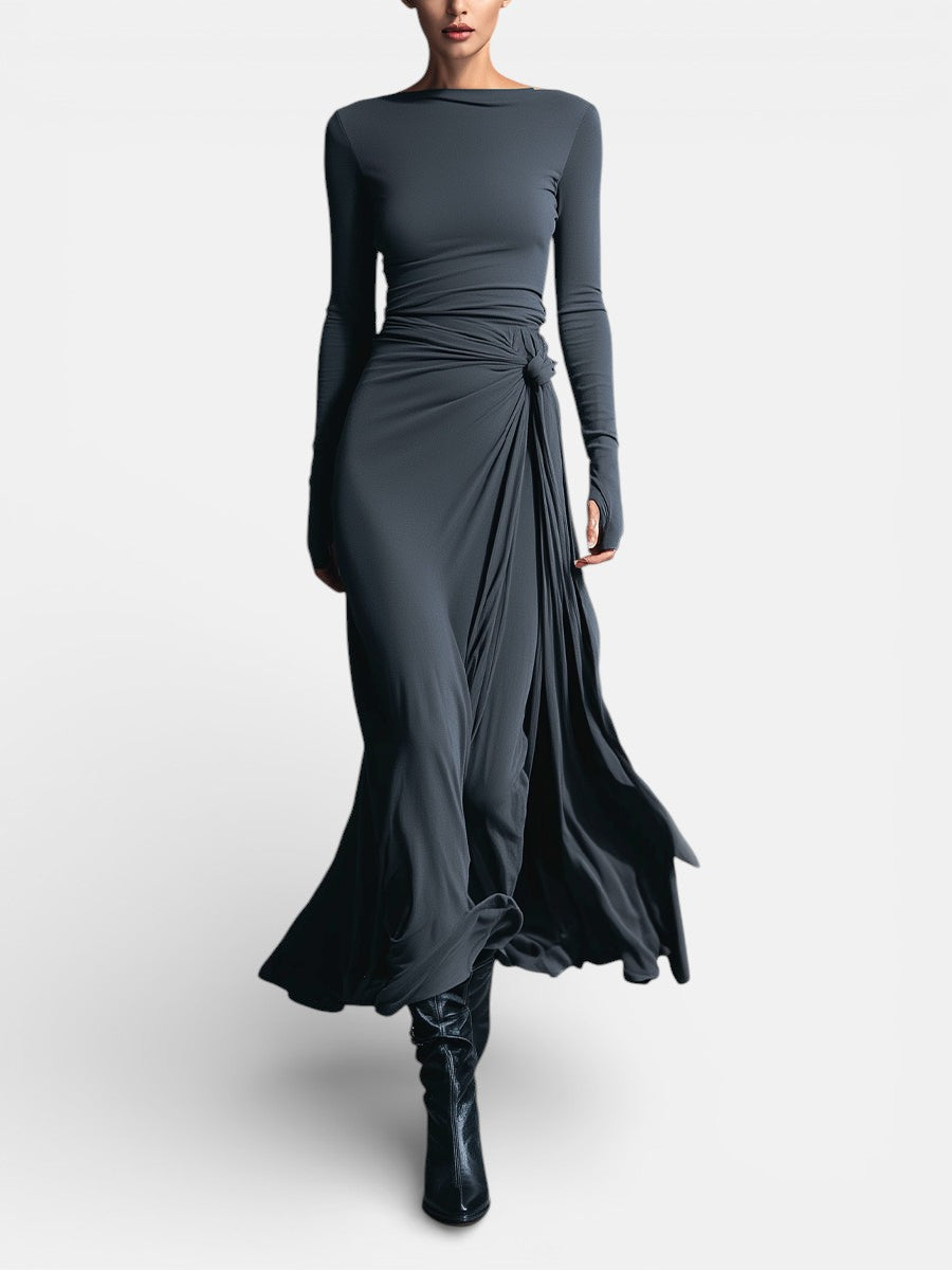 Natalia | Maxi Dress with Side Knot
