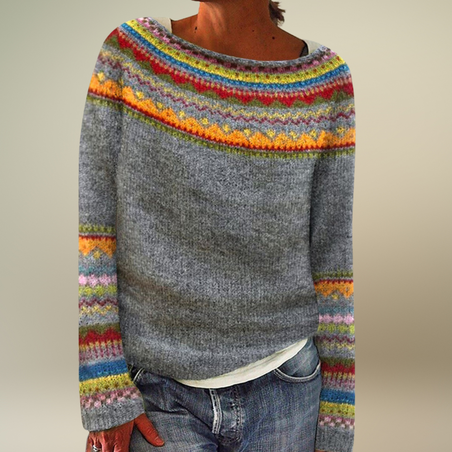 Jasmin™ - Comfortable Retro Jumper