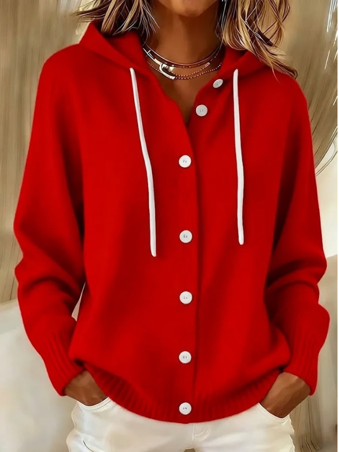 Melanie | Cozy Button Cardigan