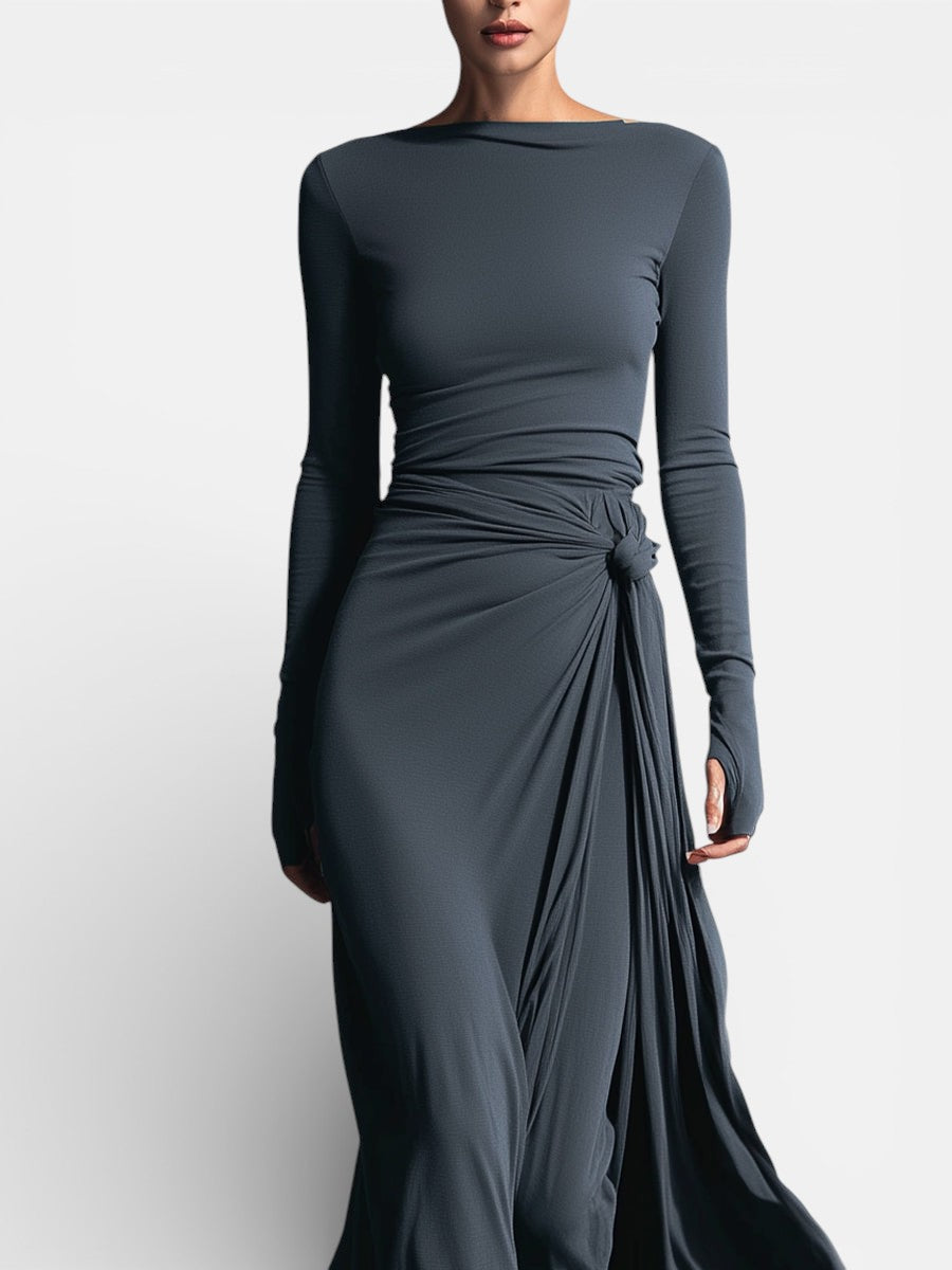 Natalia | Maxi Dress with Side Knot